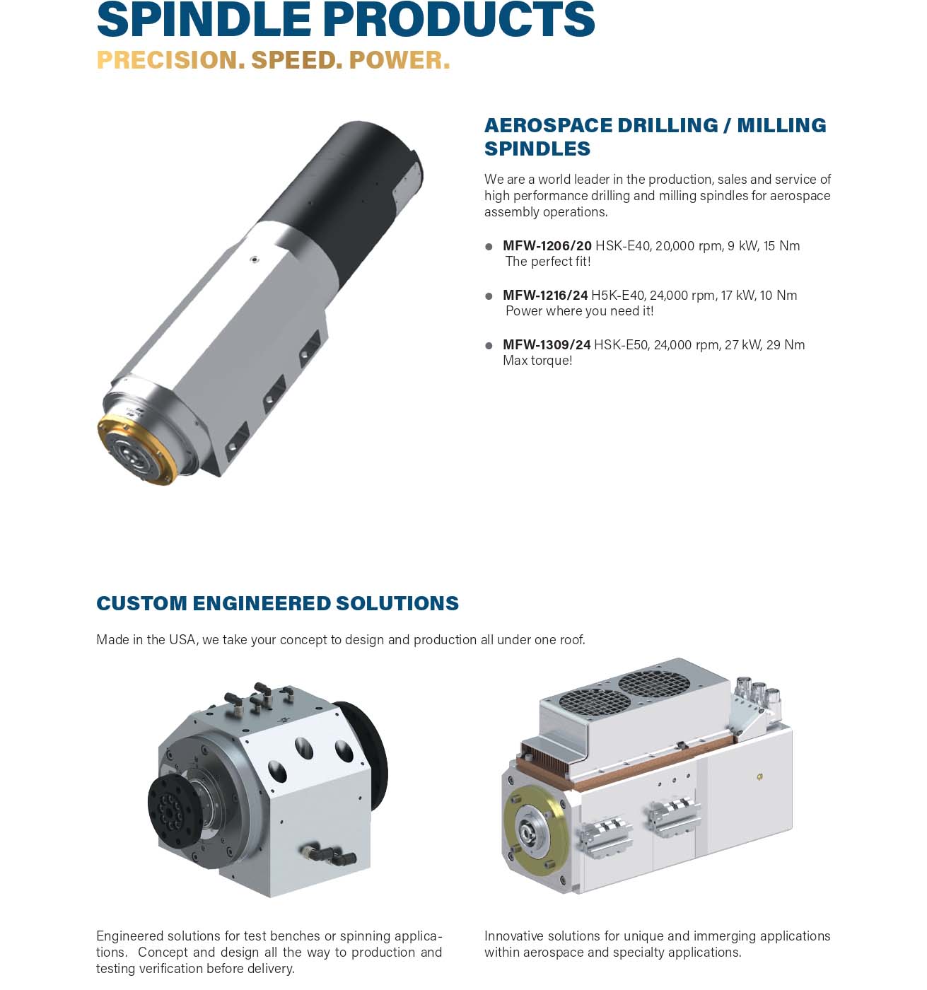 3 - SPINDLE PRODUCTS