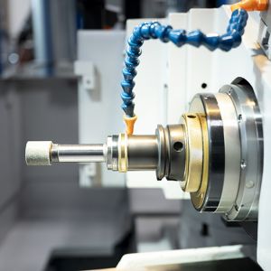 High-Precision Grinding Wheel and Spindle Assembly Setup