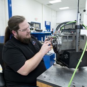 Wiring Internal Sensor Connections on a Heavy-Duty Industrial Spindle Unit
