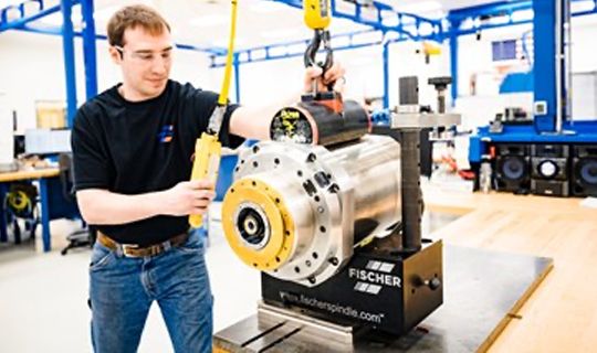 IMTS 2024: Fischer Spindles Support Large-Format, High-Production Work (Sept. 9-14)